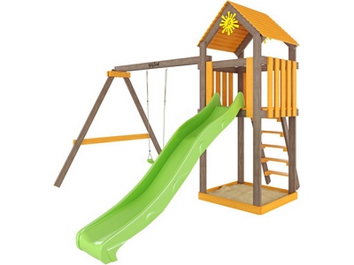 Деревянная детская площадка Игруня 2 DIY