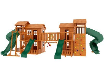 Детская деревянная площадка Домик 7