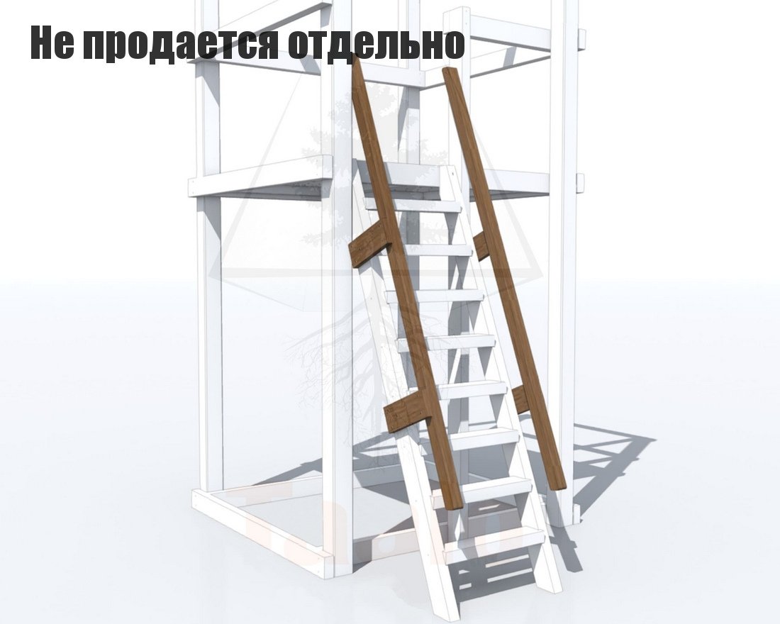 Перила для лестницы деревянные Серия T модель 7