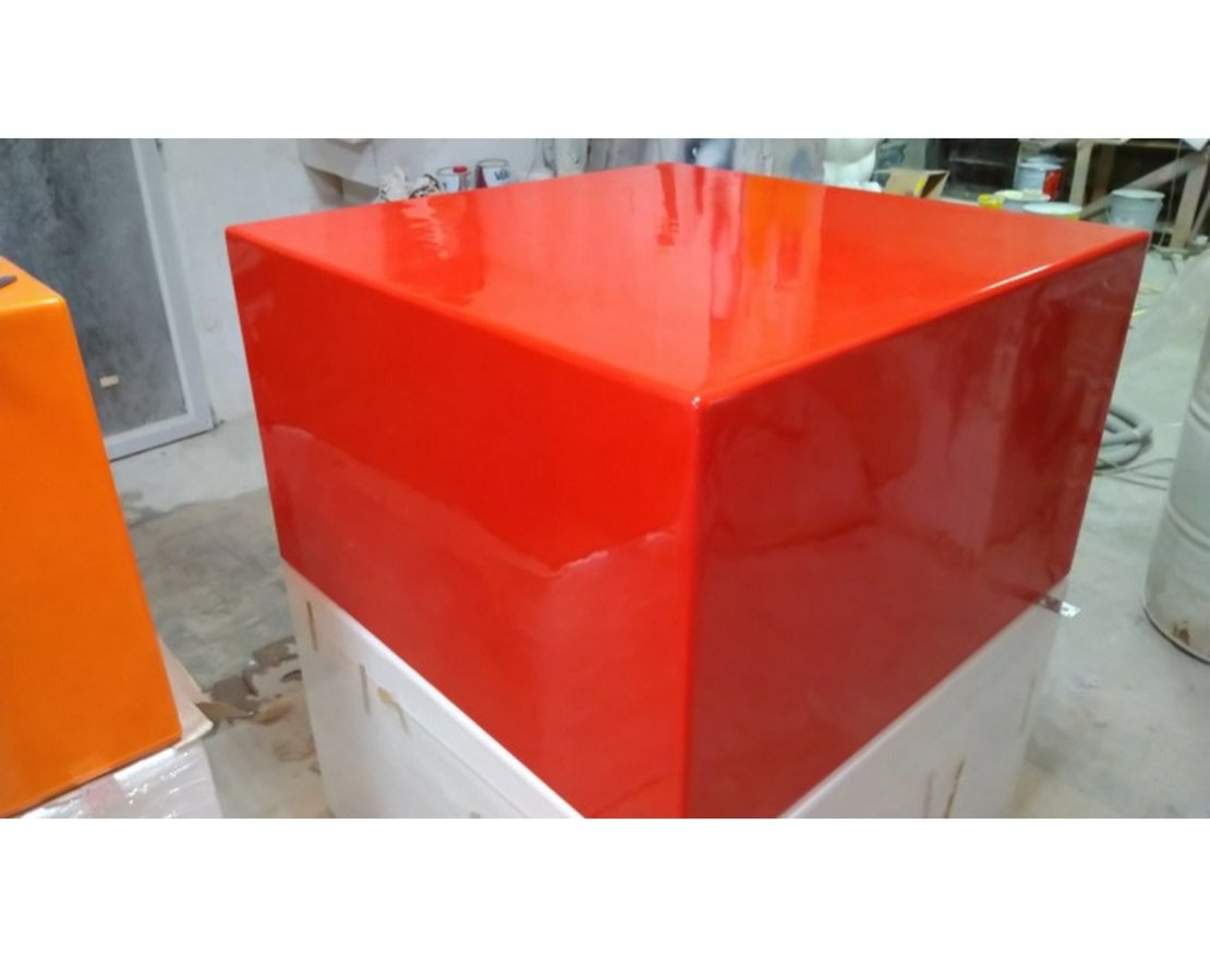 Скамья «Куб» из стеклопластика